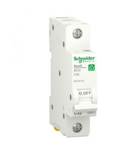 Автоматичний вимикач змінного струму  Schneider RESI9 32А, 1P, крива, 6кА