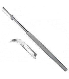 Скальпель из нержавеющей стали №7 + лезвие №15