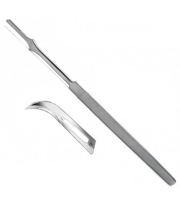 Скальпель из нержавеющей стали №7 + лезвие №15