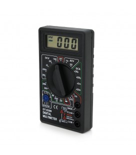Мультиметр DT-830B, Вимірювання: V, A, R, 137г, 126*70*28mm, Q100