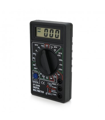 Мультиметр DT-830B, Вимірювання: V, A, R, 137г, 126*70*28mm, Q100