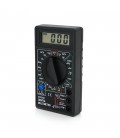 Мультиметр DT-832. Вимірювання: V, A, Ω. Функції: hFE, продзвонювання, тест діодів, перевірка транзисторів.