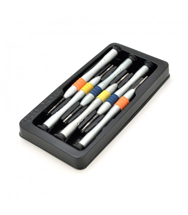 Набір викруток BAKKU BK-3335 (Т2, Т3, Т4, Т5, Т6, хрест 2,0), Blister-box