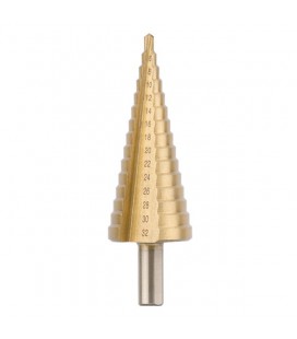 Сверло YOSO ступенчатое, шаговое HSS 4-32 мм шаговое