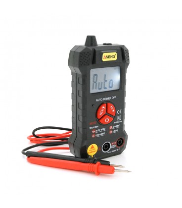 Мультиметр ANENG M167, вимірювання: V, A, R, C, T, F, функція hFE