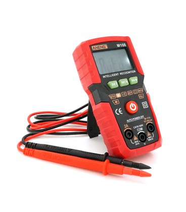 Мультиметр ANENG M108, вимірювання: V, A, R, C, T, F
