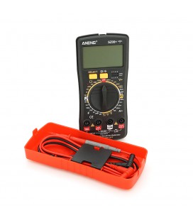 Мультиметр ANENG AN-SZ08+, измерения: V, A, R, C, T, F, функция hFE