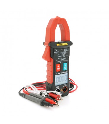Токові кліщі ANENG ST207. Вимірювання: V (AC/DC), A (AC), Ω, C, Hz, °C (NCV, True RMS). Функції: Bluetooth, Data Hold, продзвон,