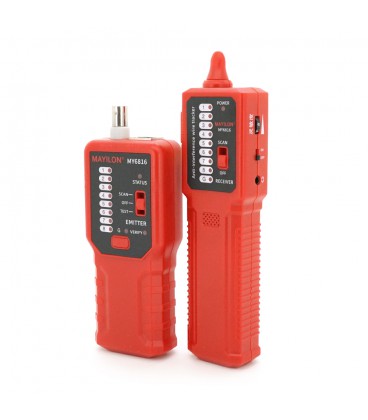 Кабельний тестер Mayilon MY-6816, трасошукач, RJ-45+BNC