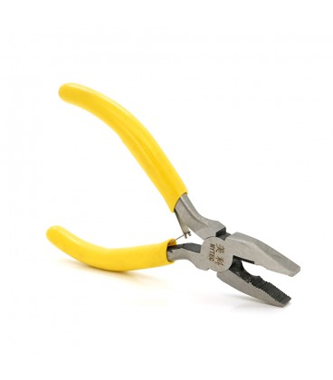 Плоскогубці, жовта ручка, 125мм, 55гр