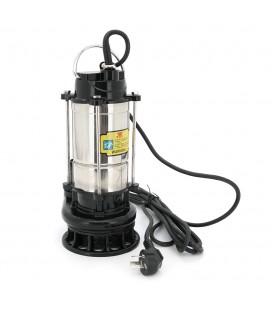 Занурювальний насос, 370W, 220V, до 5 м³/год, підйом до 7 м, 40 мм, нержавіюча сталь, 400х200х185мм, 5.7кг, + перехідник