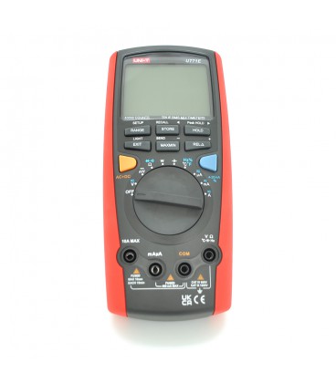 Мультиметр UNI-T UT71E Измерения: V, A), Ω, F, Hz, °C/°F, DUTY, 4-20мА, W (True RMS). Функции: Data Hold, Peak Hold, Min/Max, RE