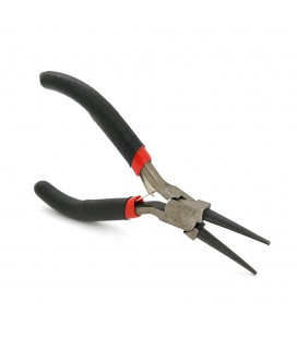 Круглогубцы Voltronic, 4,5-дюймовые, черно-красные ручки, 120мм