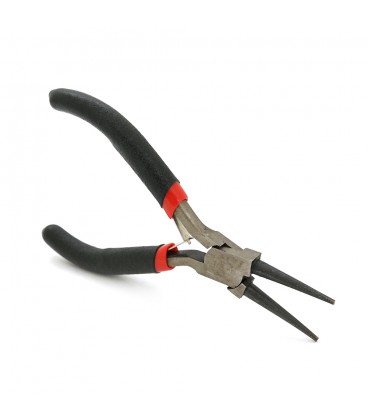 Круглогубці Voltronic, 4,5-дюймові, чорно-червоні ручки, 120мм