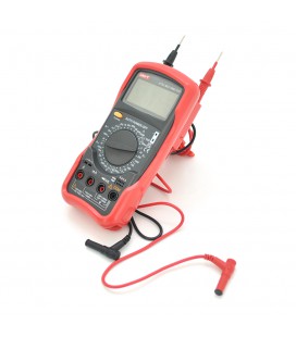 Мультиметр UNI-T UT53 Вимірювання: V, A, R, C, Hz, тест діодів, перевірка транзисторів, продзвонювання, підсвічування, Data Hold