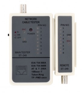 Кабельний тестер Merlion ST-248BNC, RJ-45 + BNC