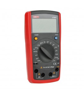 Мультиметр UNI-T UT602. Вимірювання: R, L. Тест діодів. Габарити: 172x83x38 мм, Вага: 312 г