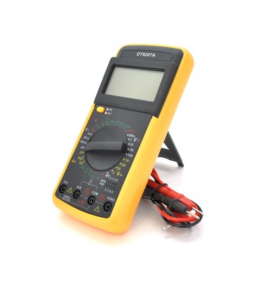 Мультиметр DT-9207A, Вимірювання: V, A, R, C, T, 183 х 90 х 30mm, 318г, Q50