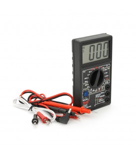 Мультиметр HAOYUE DT-860С Вимірювання: V(AC/DC), A(DC), Ω, С°. Функції: продзвонювання, тест діодів. Щупи+термопара, Box