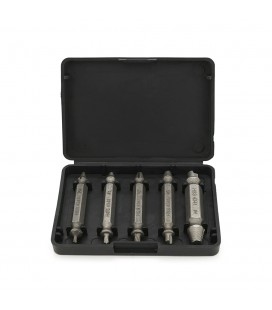 Набор бит экстрактoрoв для выкручивания саморезов бoлтoв EASY OUT TOOL 5F