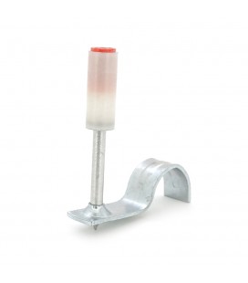 Гвозди монтажные пироксилиновые 8х52мм, зажим для труб Ø20мм, 100 штук в упаковке, цена за упаковку