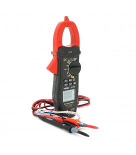 Токові кліщі ANENG ST191 Вимірювання: V (AC/DC), A (AC/DC), Ω, C, Hz, °C/°F (NCV, True RMS) Функції: Auto Range, Data Hold, прод