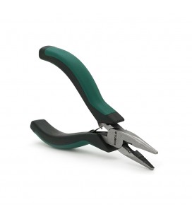 Круглогубцы с кусачками, черно-зеленые ручки 135 х 35, Q100