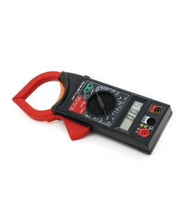 Мультиметр-кліщі DT-266FT. Вимірювання: V, A, Ω, Hz, °C. Функції: продзвонювання, утримання даних (HOLD), вибір діапазону вручну