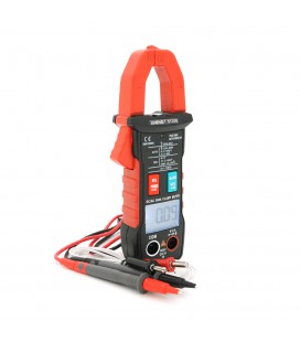 Токовые клещи ANENG ST206 Измерения: V (AC/DC), A (AC/DC), Ω, C, Hz, °C/°F (NCV). Функции: Data Hold, прозвонка.