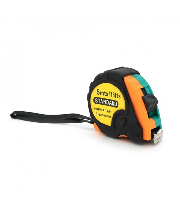 Рулетка обрезиненная STANDART, 5м, Q48