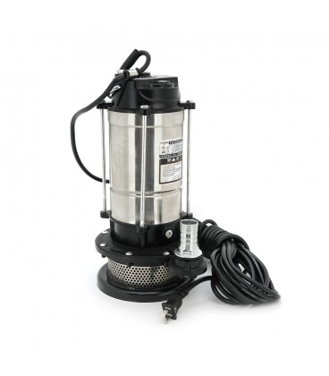 Занурювальний насос, 1100W, 220V, до 4м³/год, підйом до 26м, 25мм, нержавіюча сталь, 410х195х225 мм, 11 кг. + перехідник