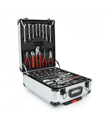 Универсальный набор инструментов в кейсе на колёсах ( 187 предметов )