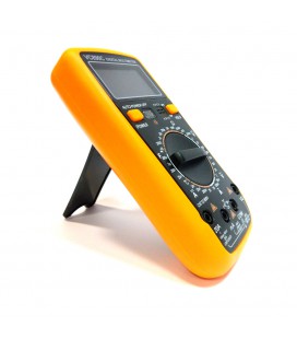 Мультиметр VC-890C Вимірювання: V (AC/DC), A (AC/DC), Ω, C, Hz, °C. Функції: Data Hold, продзвонювання, тест діодів/транзисторів