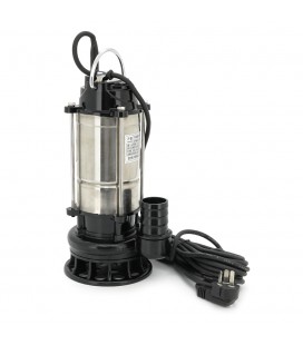 Занурювальний насос, 550W, 220V, до 6 м³/год, підйом до 9 м, 40 мм, нержавіюча сталь, 400х180х180мм, 6,1 кг + перехідник