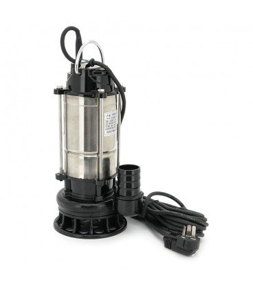 Занурювальний насос, 550W, 220V, до 6 м³/год, підйом до 9 м, 40 мм, нержавіюча сталь, 400х180х180мм, 6,1 кг + перехідник
