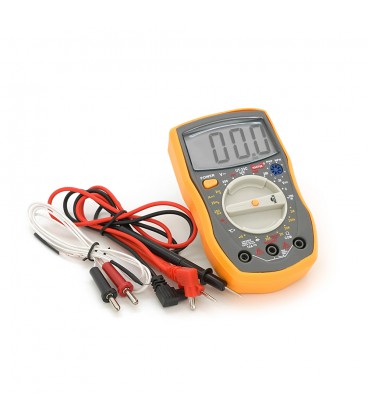 Мультиметр HAOYUE DT-33C Вимірювання: V (AC/DC), A (AC/DC), Ω, hFE, дзвінки. Функції: Data Hold, тест діодів, термопара.
