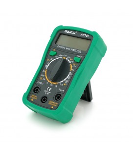 Мультиметр BAKKU BK-A830L Измерения: V, A, R (133*90*45) 0.2кг (118*70*30)