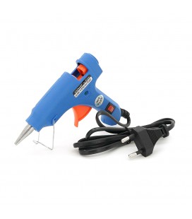 Клейовий пістолет з живленням від 220V XUNLEI YT-2013/7, клей діаметром-7мм, 20W, Blue, Blister