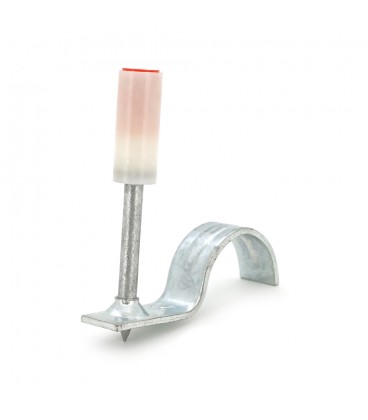 Цвяхи монтажні піроксилінові, 20мм, затискач для труб, 80 штук в упаковці, ціна за упаковку