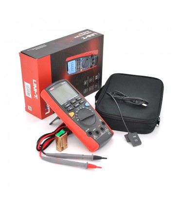 Мультиметр UNI-T UT71A Вимірювання: V, A, R, Hz, C, скважність, True RMS, автоматичний діапазон, підсвічування, USB