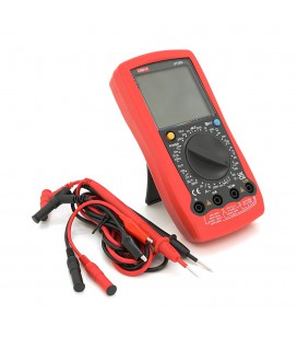 Мультиметр UNI-T UT58D Измерения: V (AC/DC), A (AC/DC), Ω, C, L. Функции: Data Hold, прозвонка, тест диодов/транзисторов.