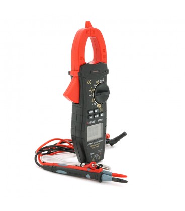 Токовые клещи ANENG ST192 Измерения: V (AC/DC), A (AC/DC), Ω, C, Hz, °C/°F (NCV, True RMS). Функции: Data Hold, прозвонка, тест 