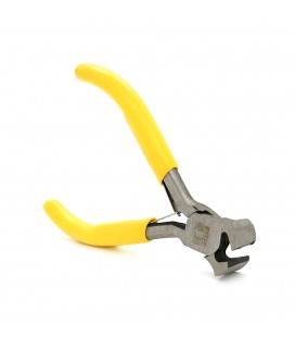 Клещи торцевые VOLTRONIC, желтая ручка, 125мм, 55гр