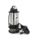 Занурювальний насос, 750W, 220V, до 3 м³/год, підйом до 20 м, 25мм, нержавіюча сталь, 400х230х230 мм, 6,8 кг. + перехідник