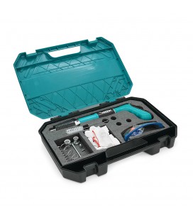 Пистолет строительно-монтажный Yike-mini для гвоздей диаметром 7,3мм (пироксилиновых), три насадки, защитные очки, перчатки, чем