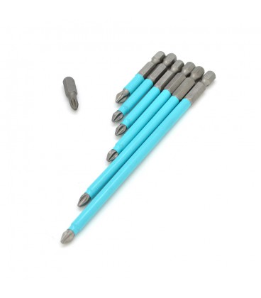 Набор крестовых магнитных бит YOSO-307 PH-2 ( 7 бит разной длины 25, 50, 65, 70, 90, 125, 150 мм)