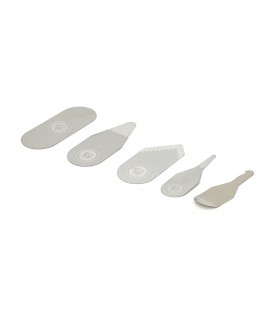 Набор MECHANIC S5 для разборки мобильных телефонов, 5 стальных пластин, ультратонкие 0,04*0,1мм, гибкие, блистер