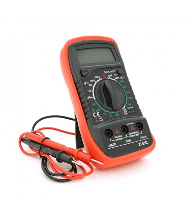Мультиметр ANENG XL-830L, вимірювання: V, A, R, C, функція hFE
