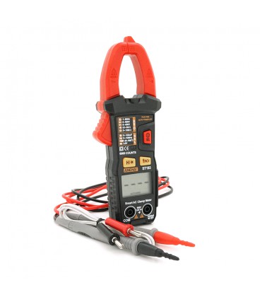 Токові кліщі ANENG ST193 (STOP PRODACT) Вимірювання: V (AC/DC), Ω, C, Hz (NCV). Функції: Auto Range, Data Hold, продзвонювання.