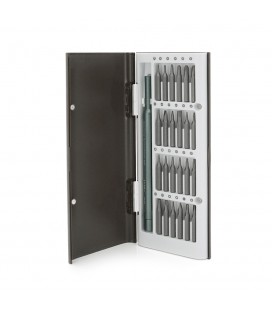 Набір інструментів BAKU BA-3338 із високоміцної сталі S2 (ручка + 24 насадки)